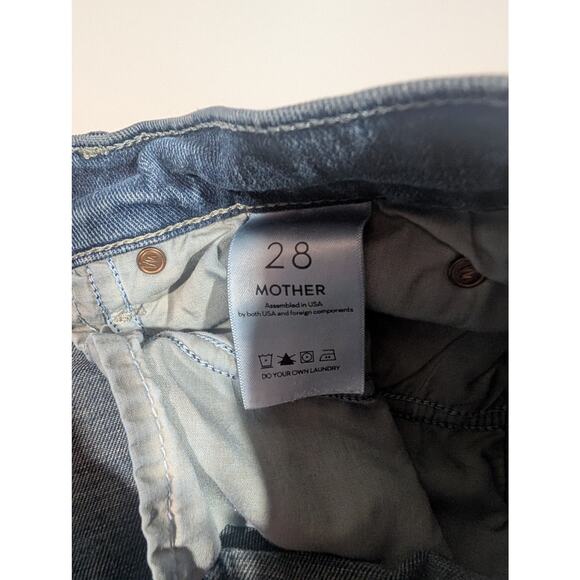 Mother The Rascal Ankle Snippet Fray in Moonlust Privateer Size 28 - Picture 7 of 10